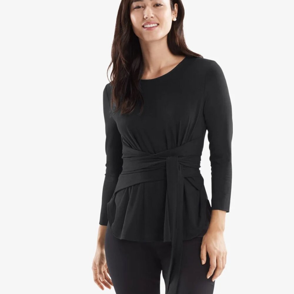 Classic MM LaFleur Black Walker Top, Size L